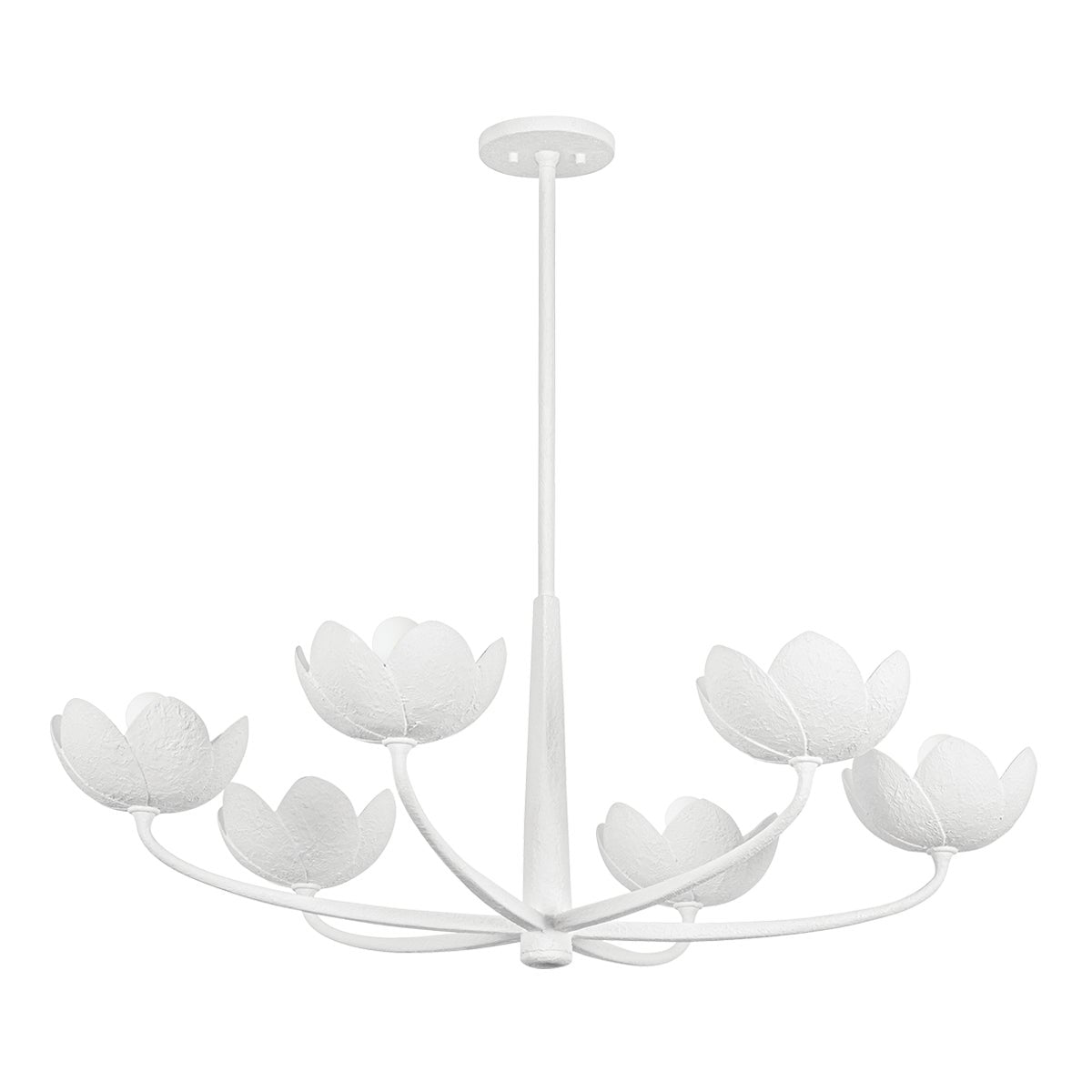 Arcata Chandelier, Gesso White - Starboard Lane