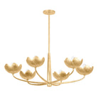 Arcata Chandelier, Vintage Gold Leaf - Starboard Lane
