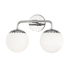 Paige Bath and Vanity, 2-Light Polished Nickel - Starboard Lane
