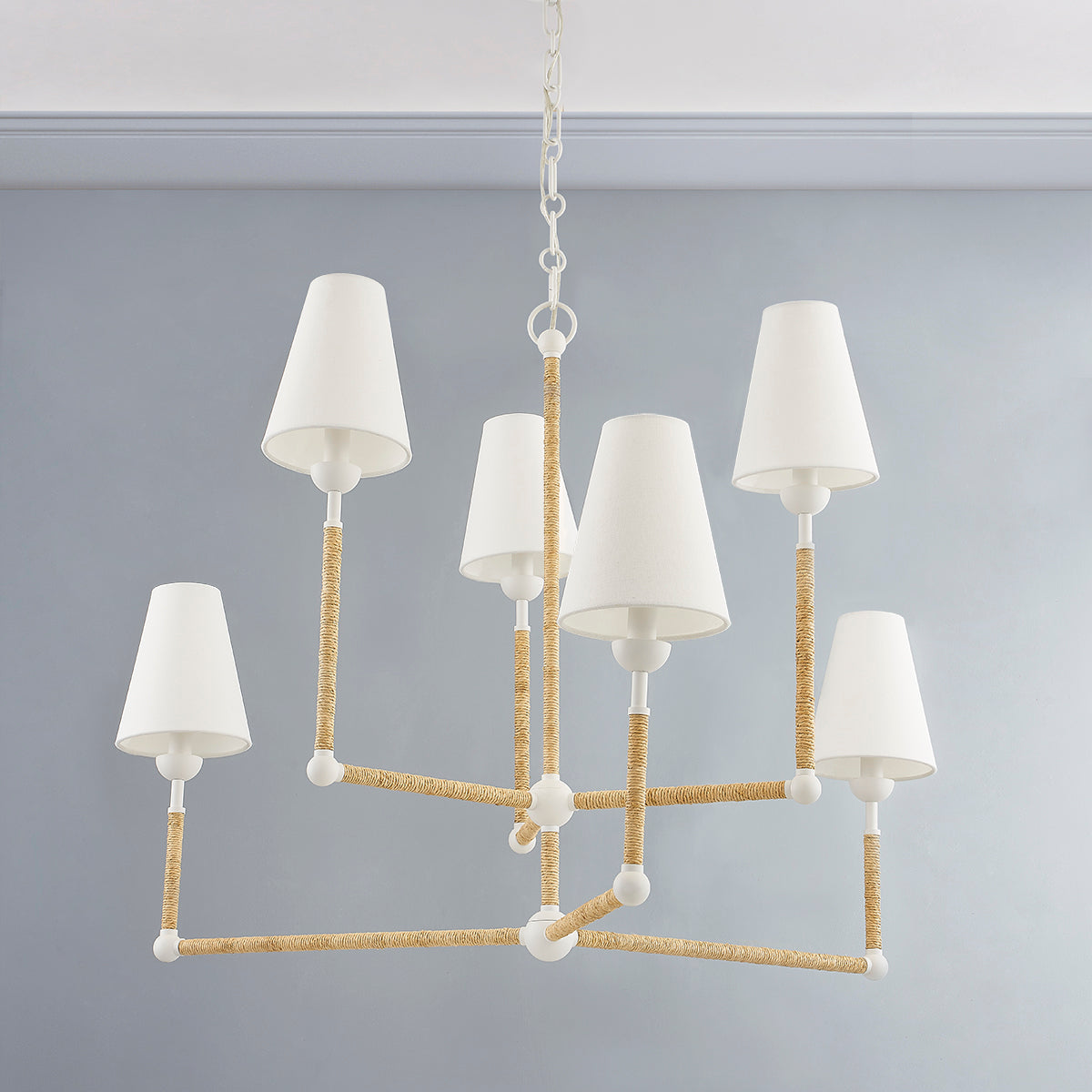 Mariana Chandelier, Large, styled view - Starboard Lane