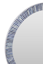 Radial Bone Wall Mirror, detail - Starboard Lane