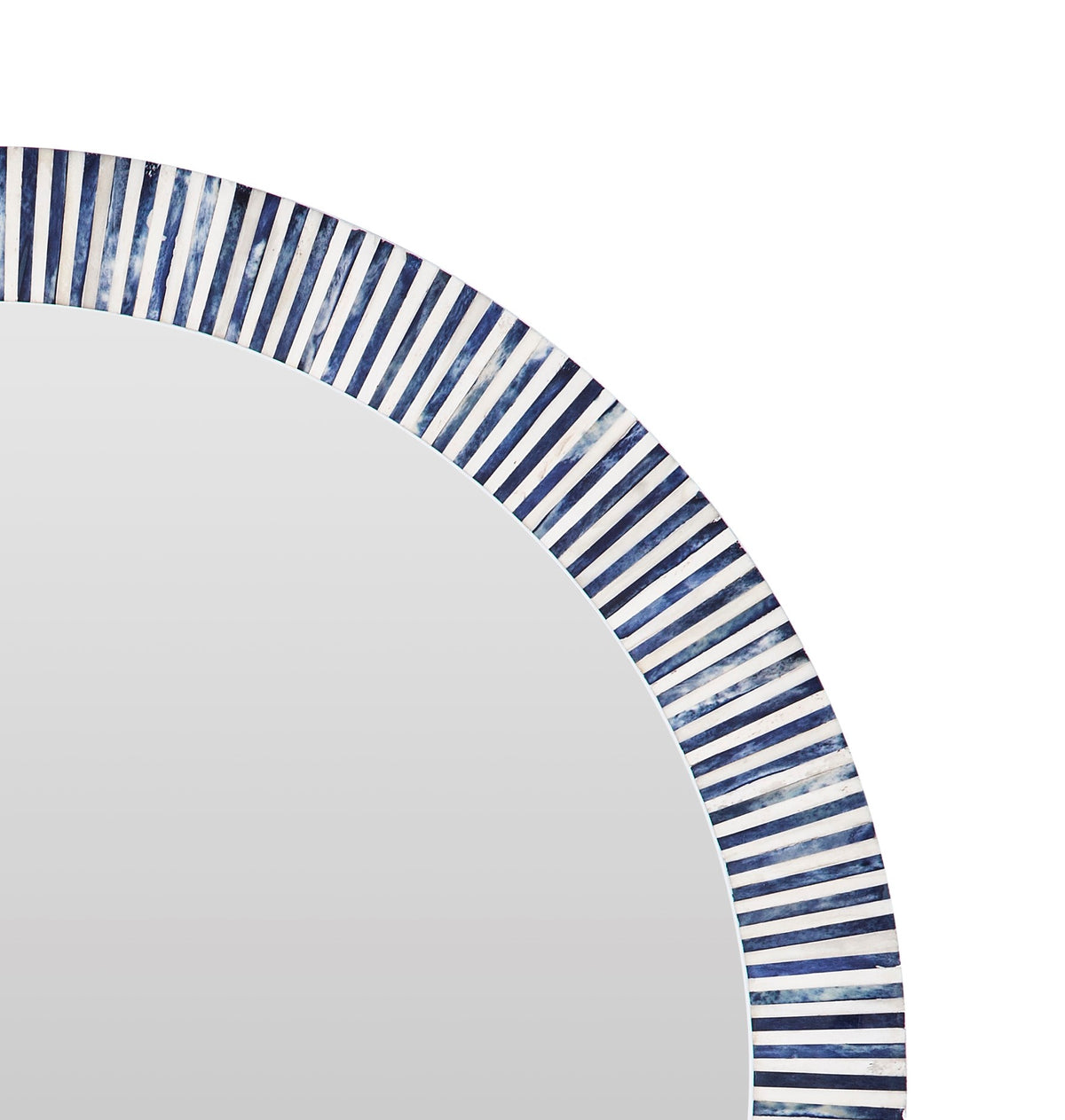 Radial Bone Wall Mirror, detail - Starboard Lane