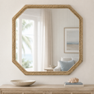 Endora Wall Mirror, styled in a room - Starboard Lane