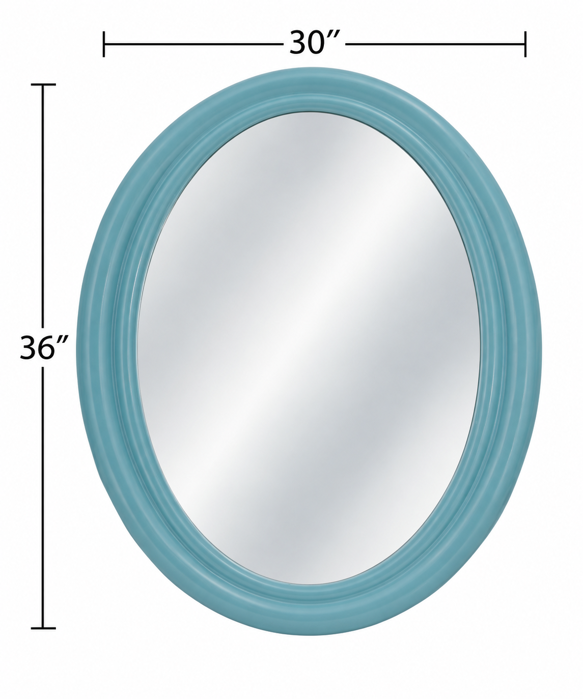 Nobreck Wall Mirror, dimensions - Starboard Lane