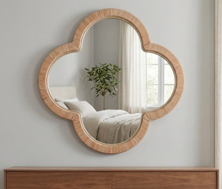 Yara Wall Mirror, styled in a room - Starboard Lane