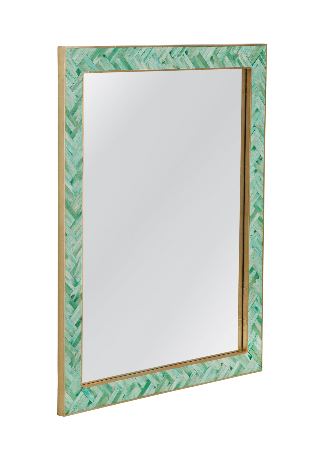 Julianne Wall Mirror, angled view - Starboard Lane