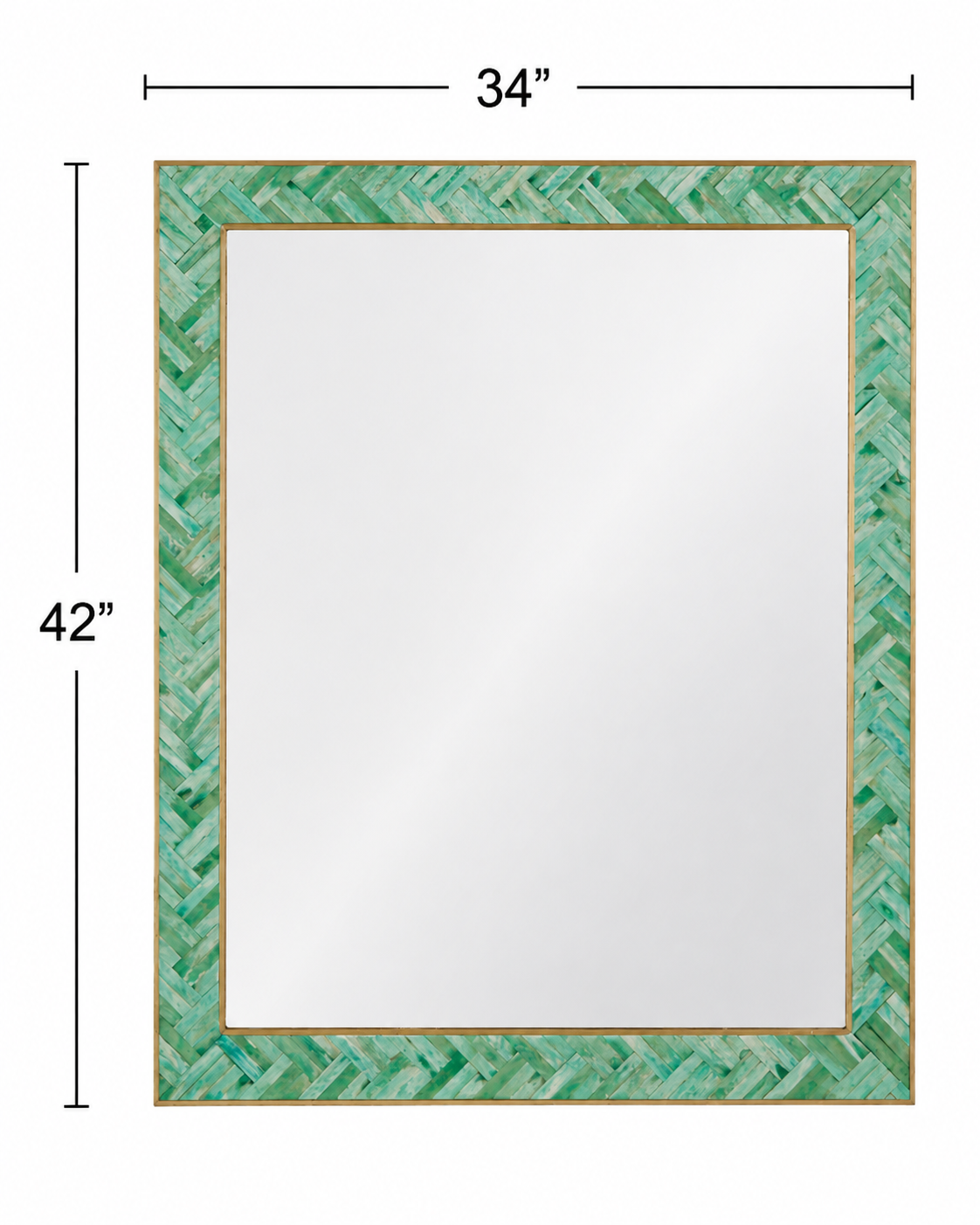 Julianne Wall Mirror, dimensions - Starboard Lane