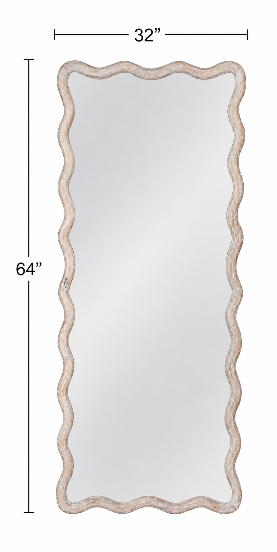 Sonoma Large Wall Mirror, dimensions - Starboard Lane
