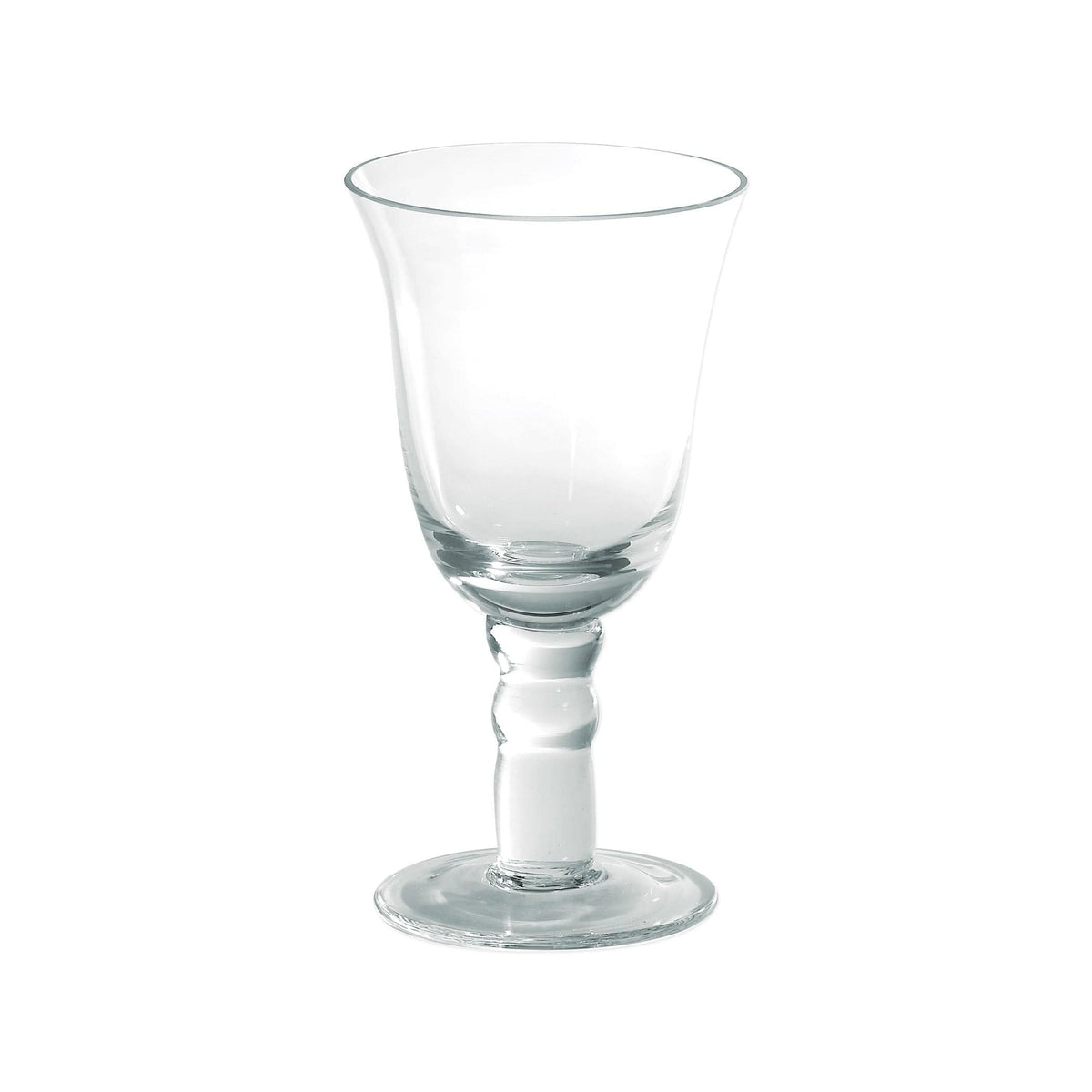 Puccinelli Wine Glass, classic clear mouthblown glass