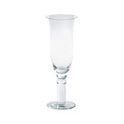 Puccinelli Champagne Glass, classic clear mouthblown glass