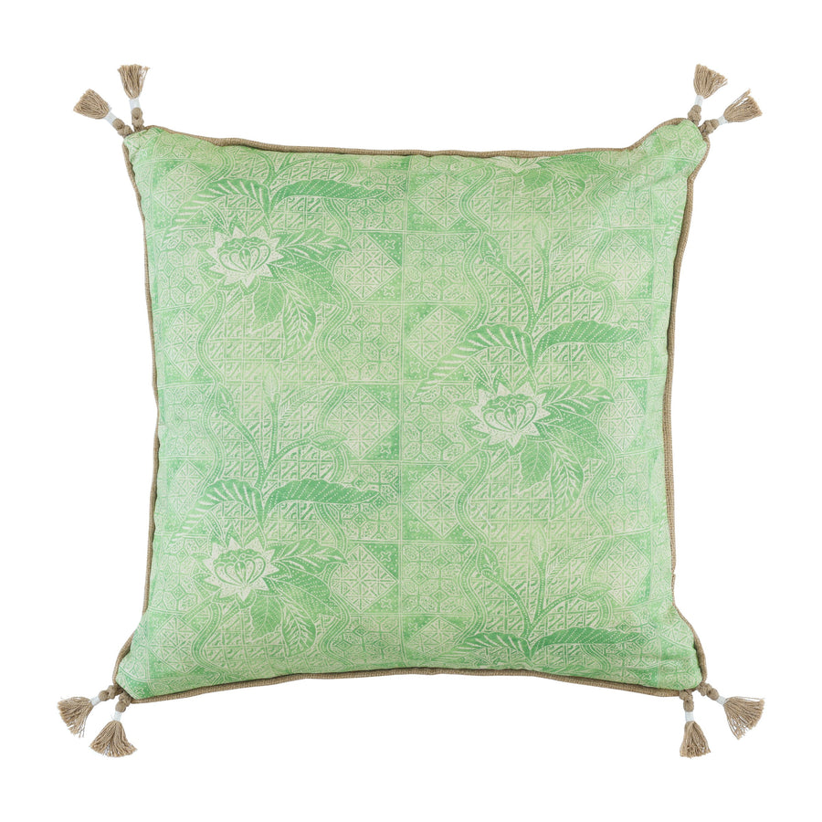 Calypso Batik Pillow in Leaf