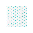 Papersoft Dot Aqua Dinner Napkins, aqua painted dots