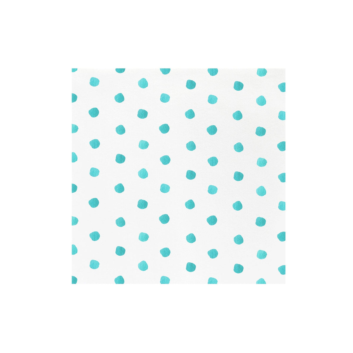 Papersoft Dot Aqua Dinner Napkins, aqua painted dots