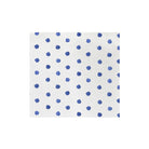 Papersoft Dot Blue Dinner Napkins, blue painted dots