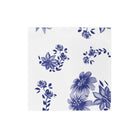 Papersoft Blue and White Floral Dinner Napkins, blue and white florals