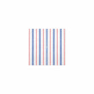 Papersoft Americana Stripe Cocktail Napkins, red, white, and blue stripes