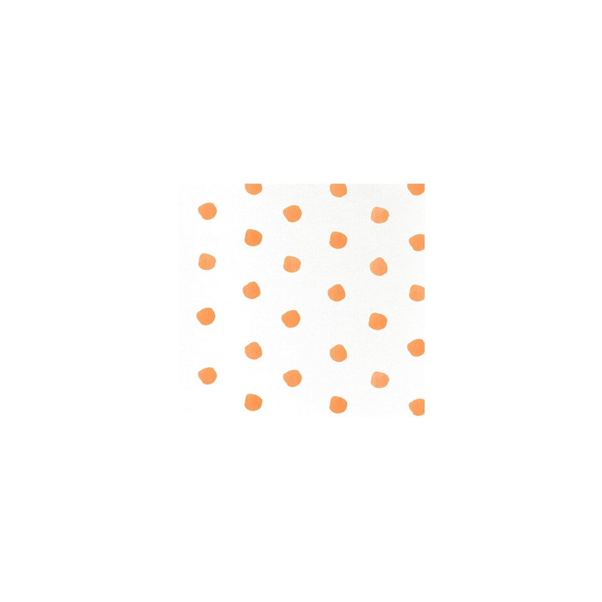 Papersoft Dot Orange Cocktail Napkins, orange painted dots