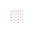 Papersoft Dot Pink Cocktail Napkins, pink painted dots