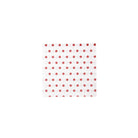 Papersoft Dot Red Cocktail Napkins, red painted dots
