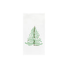 Papersoft Lastra Holiday Guest Towels, painted evergreen trees