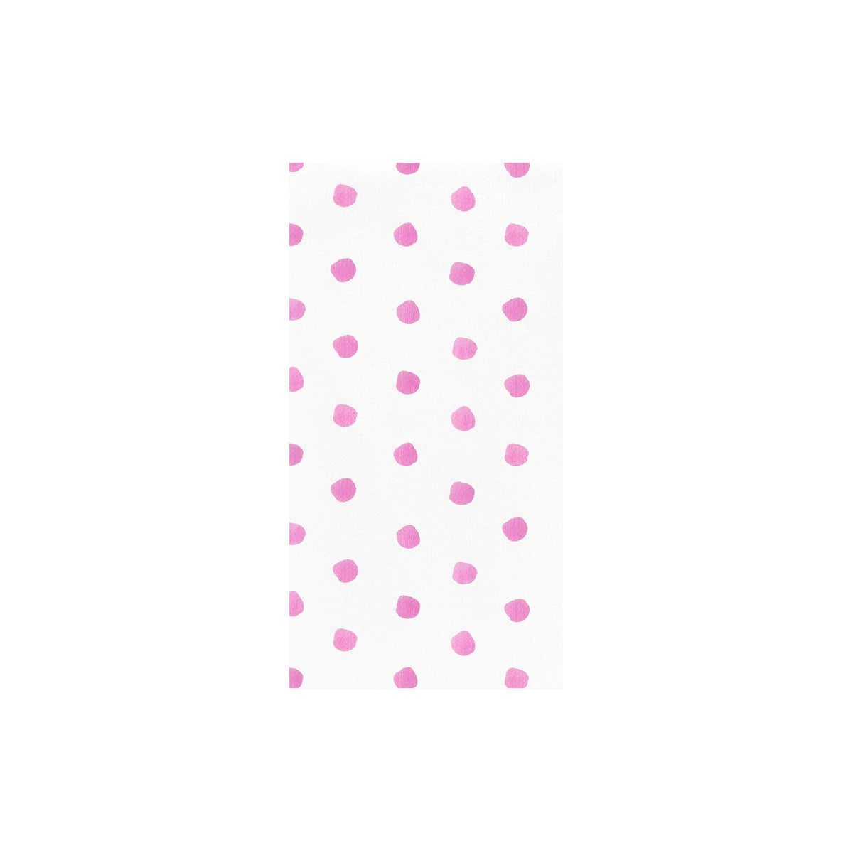 Papersoft Dot Pink Guest Towels, pink painted dots