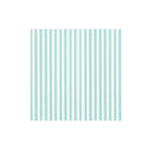 Papersoft Capri Aqua Dinner Napkins, aqua and white stripes