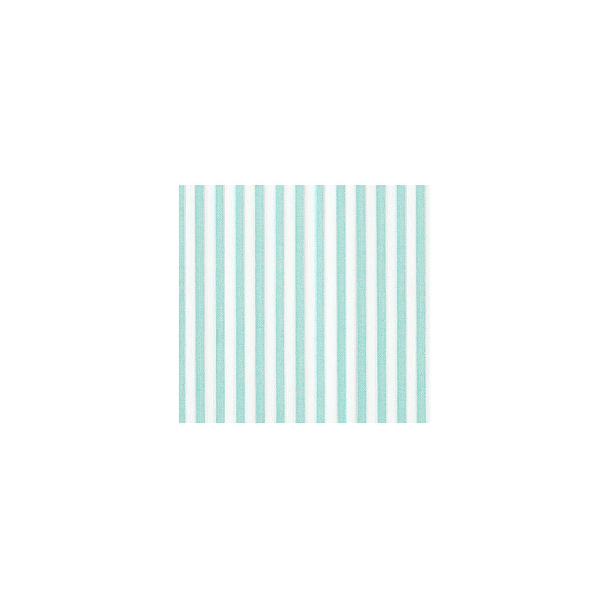 Papersoft Capri Aqua Cocktail Napkins, aqua and white stripes