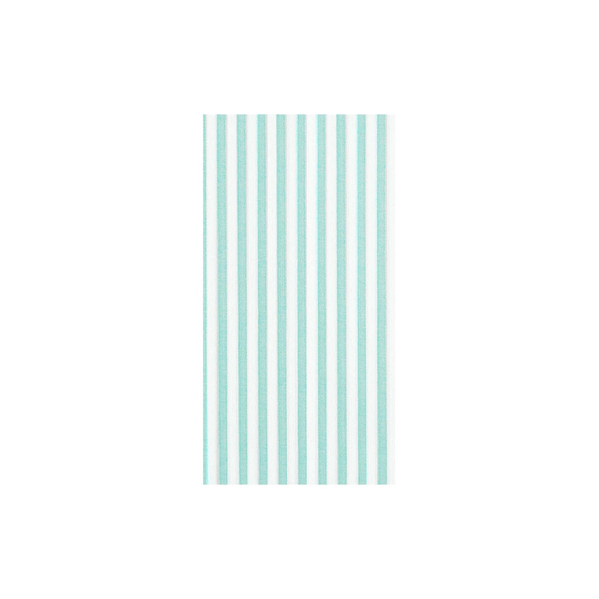 Papersoft Capri Aqua Guest Towels, aqua and white stripes