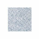 Papersoft Greek Key Blue Dinner Napkins, blue interlocking lattice