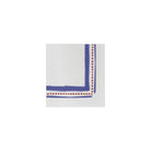 Papersoft Campagna Blue Cocktail Napkins, painterly blue border with dots