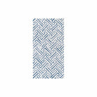 Papersoft Greek Key Blue Guest Towels, blue interlocking lattice