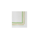 Papersoft Campagna Green Cocktail Napkins, painterly green border with dots