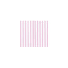 Papersoft Capri Pink Cocktail Napkins, pink and white stripes