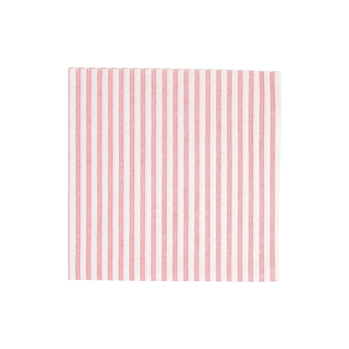 Papersoft Capri Red Dinner Napkins, red and white stripes