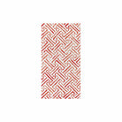 Papersoft Greek Key Red Guest Towels, red interlocking lattice