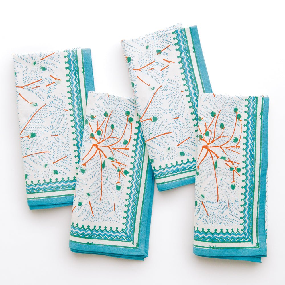 Sea Fan Napkin, Set of 4 - Starboard Lane