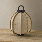 Maltby Exterior Rechargeable Table Lamp, Small, styled view - Starboard Lane