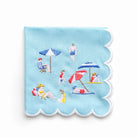 Day at the Beach Cocktail Napkin, Set of 4 - Starboard Lane