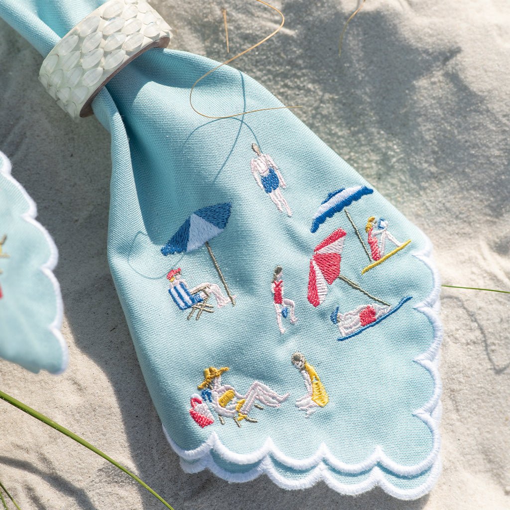 Day at the Beach Napkin, Set of 4 - Starboard Lane