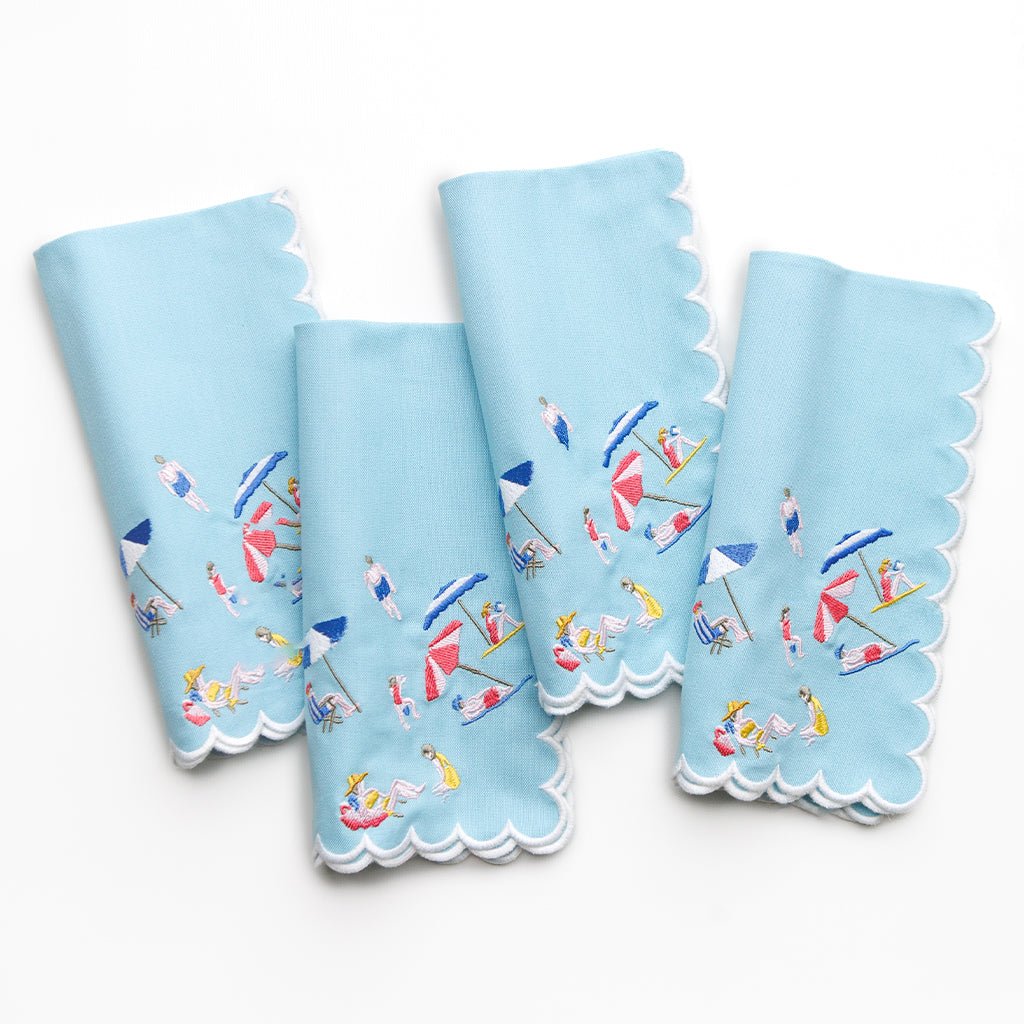 Day at the Beach Napkin, Set of 4 - Starboard Lane