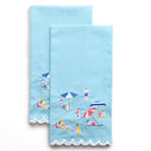 Day at the Beach Tea Towel, Set of 2 - Starboard Lane