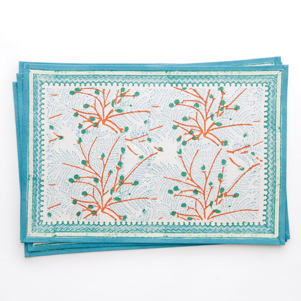 Sea Fan Placemat, Set of 4 - Starboard Lane