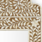 Crown Mirror - Brown, front view - Starboard Lane