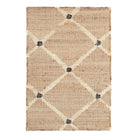 Kali Handwoven Jute Rug - Natural, detail - Starboard Lane