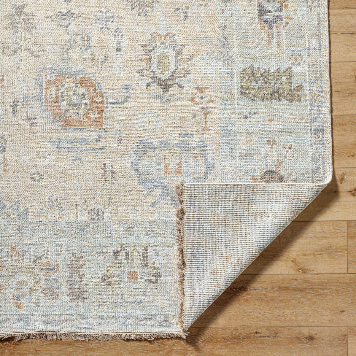 Antalya Hand-Knotted Wool Rug, detail - Starboard Lane