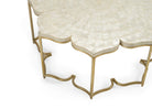Lotus Flower Cocktail Table, front view - Starboard Lane