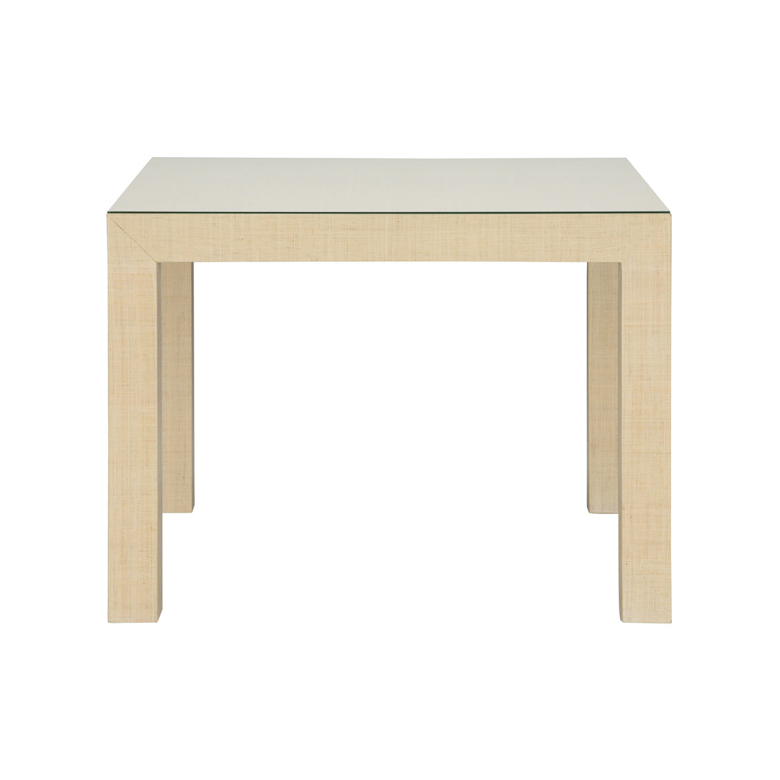 Sanibel Game Table - Natural, front view - Starboard Lane