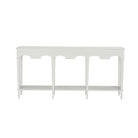 Oslo Console - White, front view - Starboard Lane