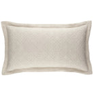 Washed Linen Quilted Sham, Natural, styled on the bed - Starboard Lane