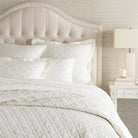 Washed Linen Quilt, Ivory - Starboard Lane